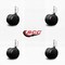 Service Caster 2'' Office Chair Casters Nylon Twin Wheel 5/16 Threaded Stem , 4PK SCC-UHTS02S50-NYS-5161810-4 - alternate 2